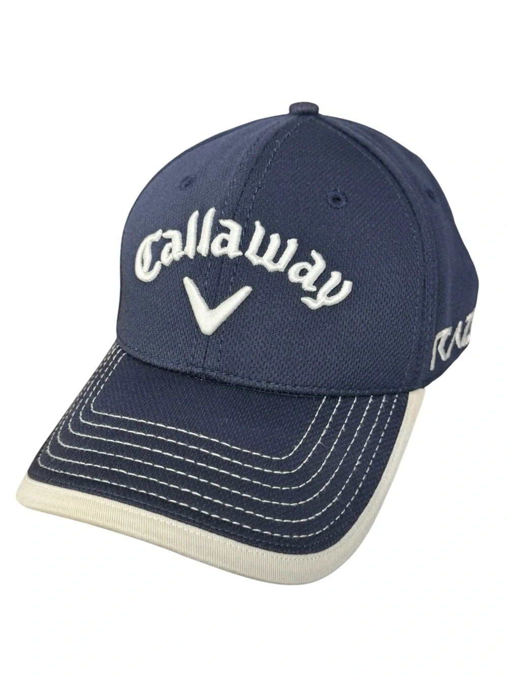 New Era Blue Callaway Odyssey Hex Black Tour Razr Golf Adjustable Strapback Hat